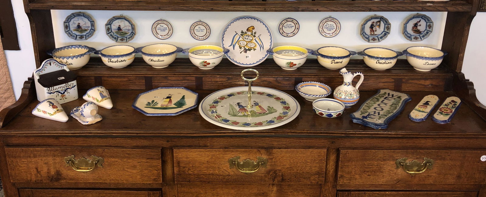 Large Group of Quimper (1 of 9)