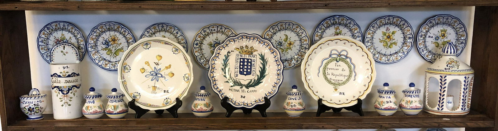 Large Group of Quimper (1 of 4)