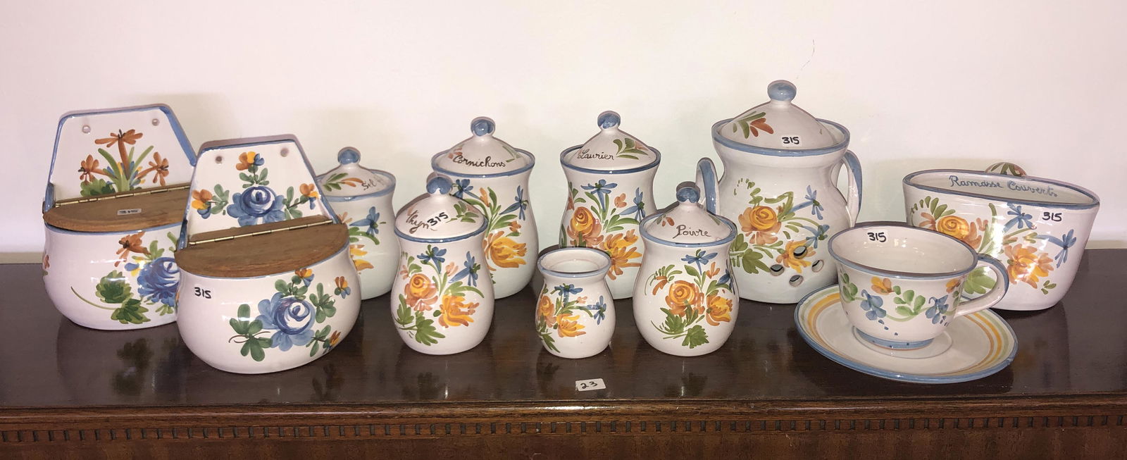 Group of French Kitchen Stoneware (1 of 6)