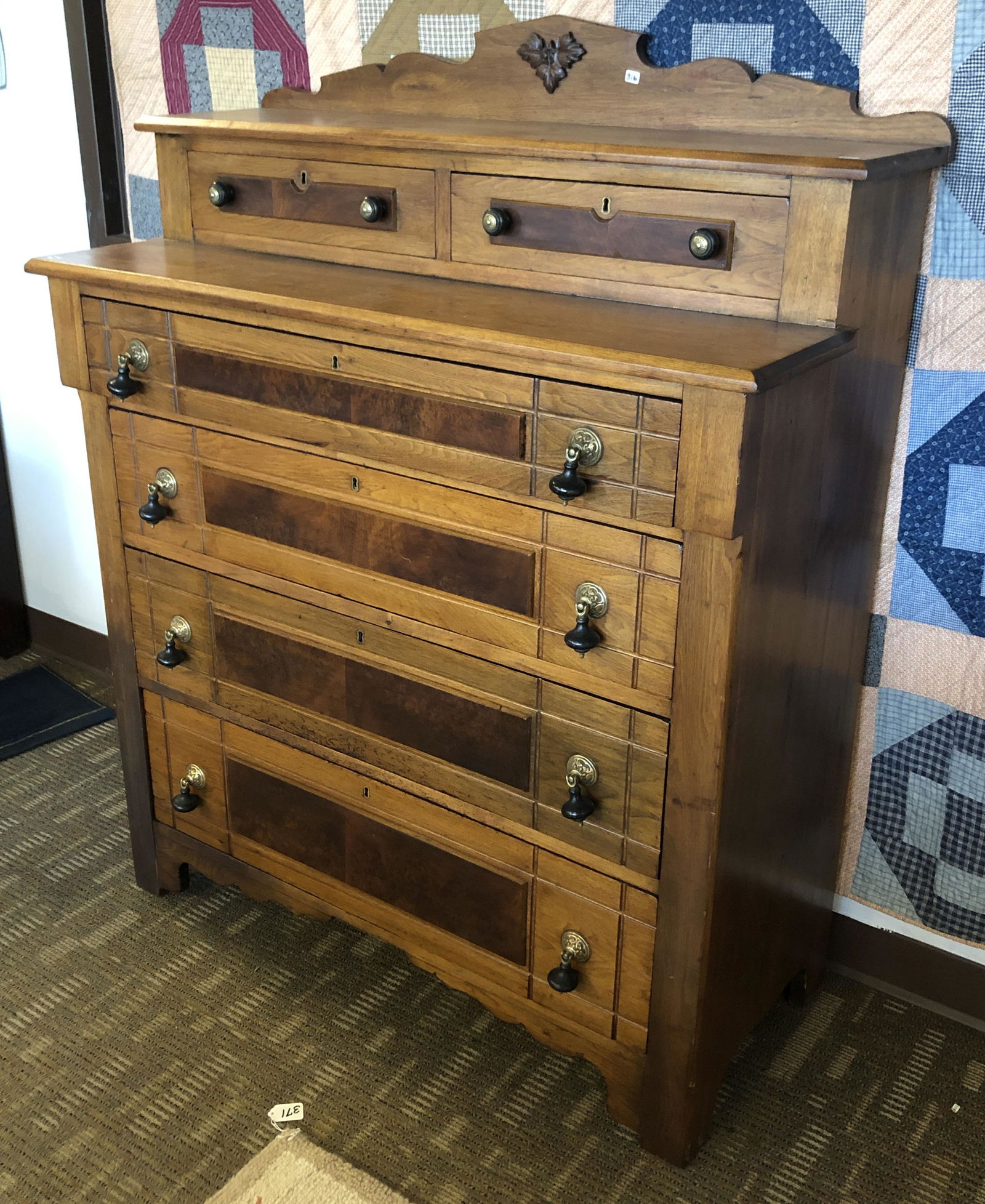 Hanky Box Dresser in Solid Walnut (1 of 6)