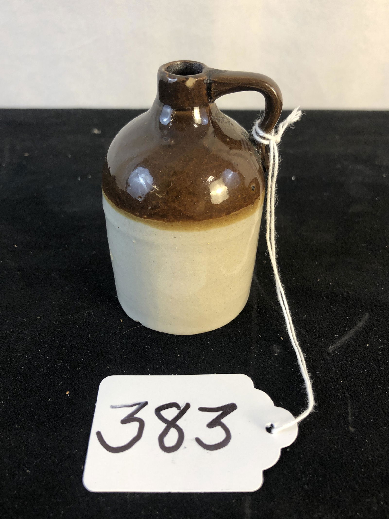 Rare Miniature Stoneware Jug (1 of 4)