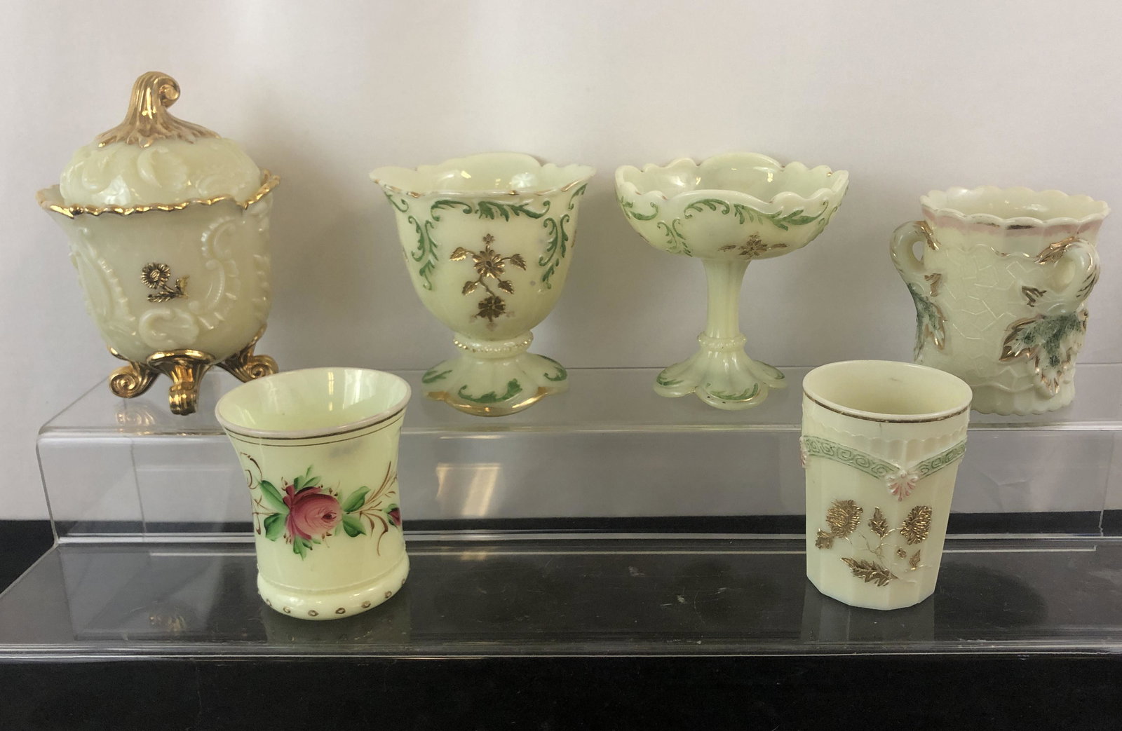 Group of Custard Glass (1 of 8)