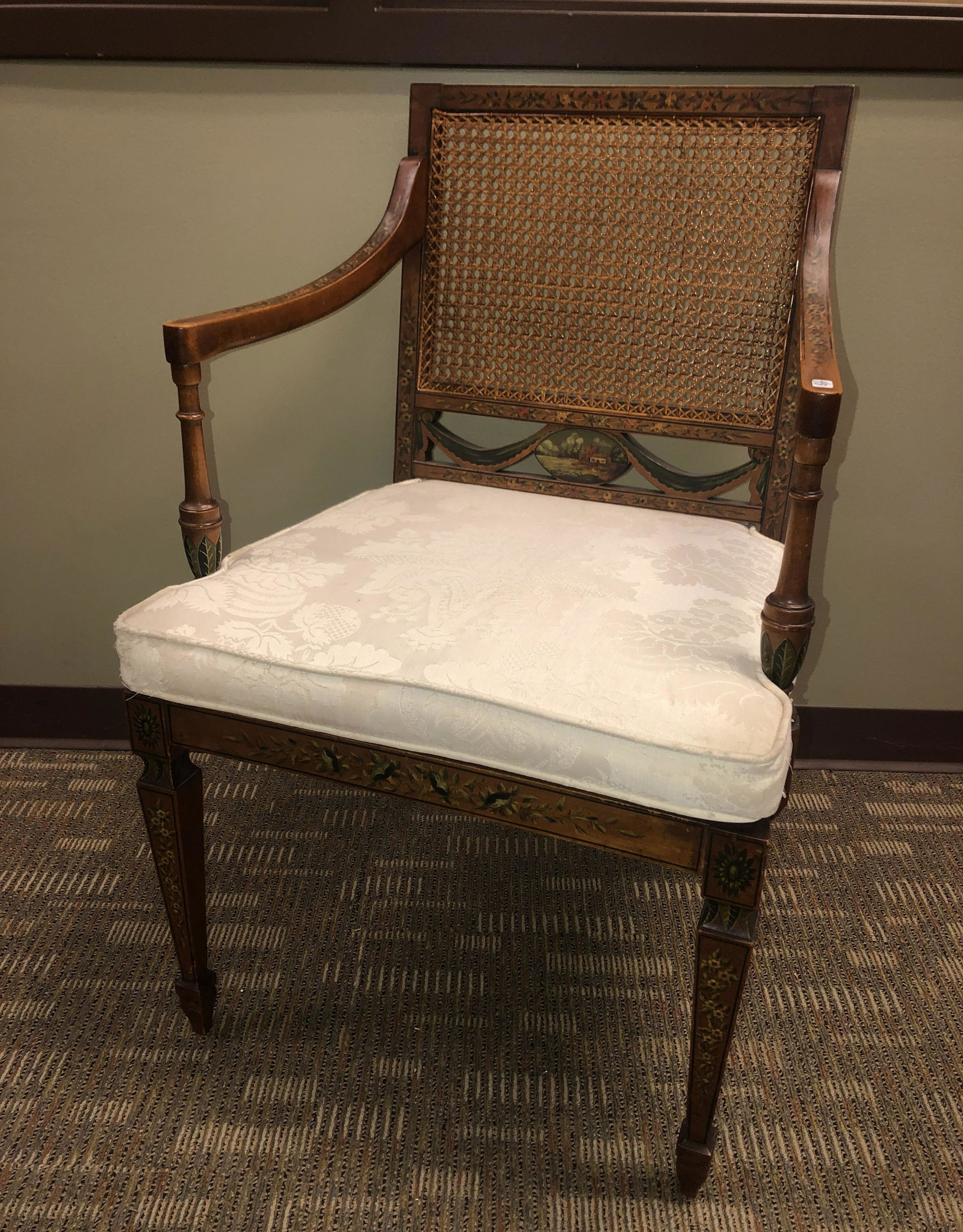 1920's Sheraton Style Armchair (1 of 5)