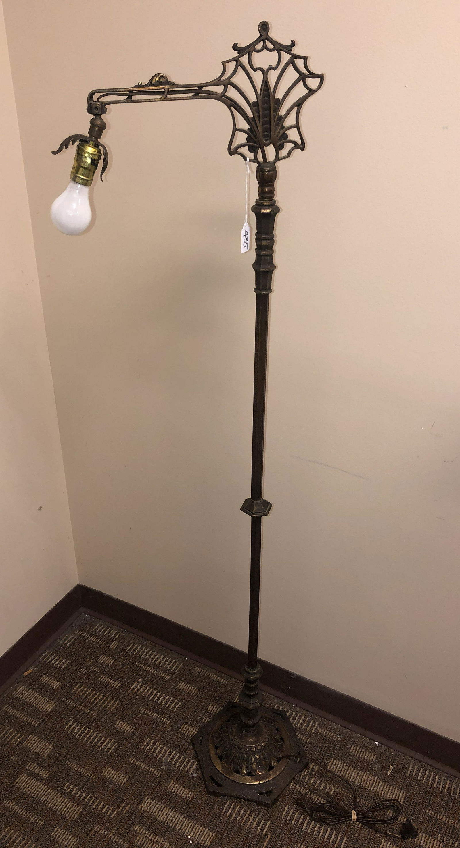 Art Deco Floor Bridge Lamp (1 of 5)