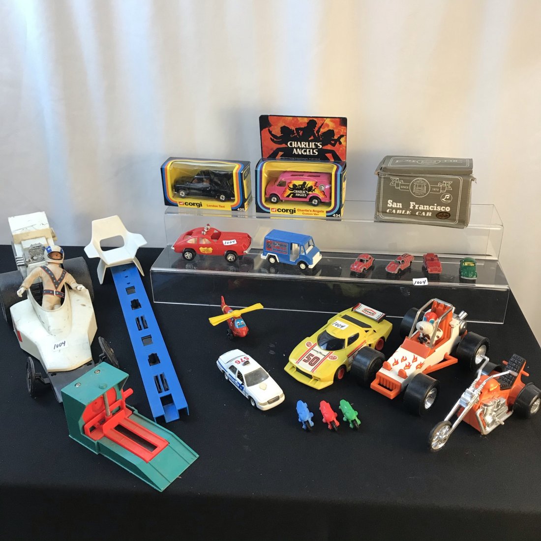 70's Evil Knieval Doll& Dragster, and Toy Cars (1 of 11)