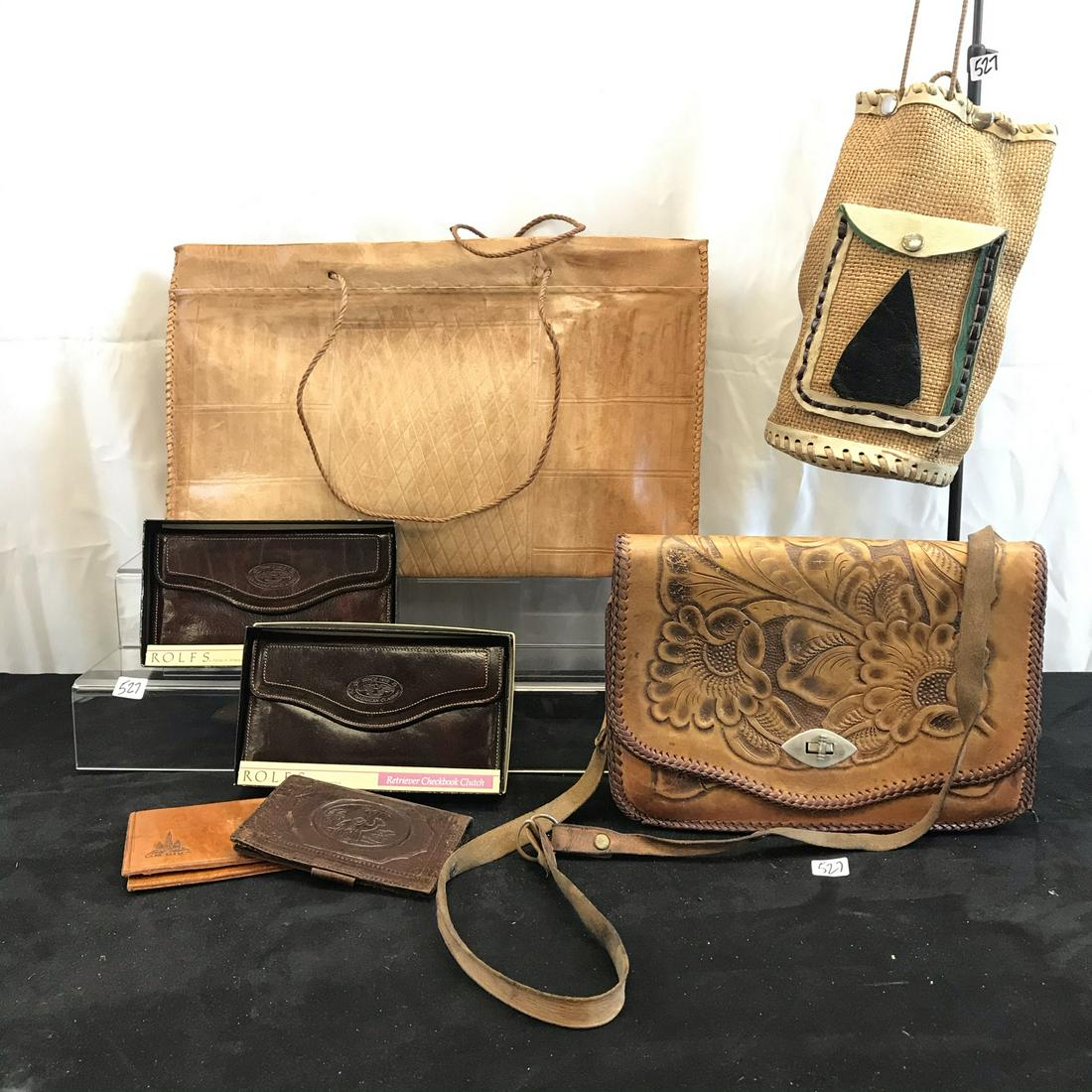 Group of 1970's Leather Bags and More! (1 of 13)