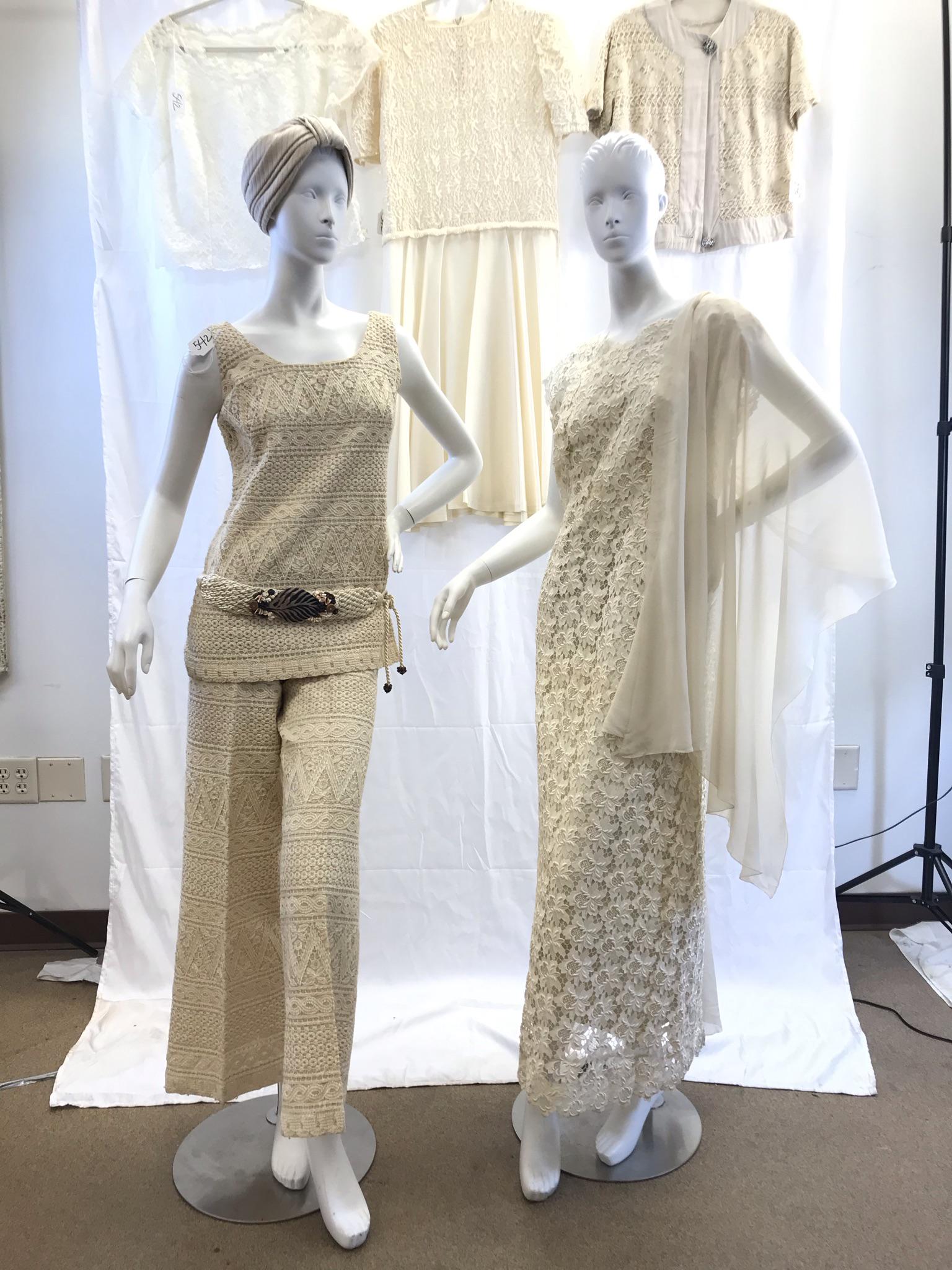 Group of Vintage White Lace Garments (1 of 13)