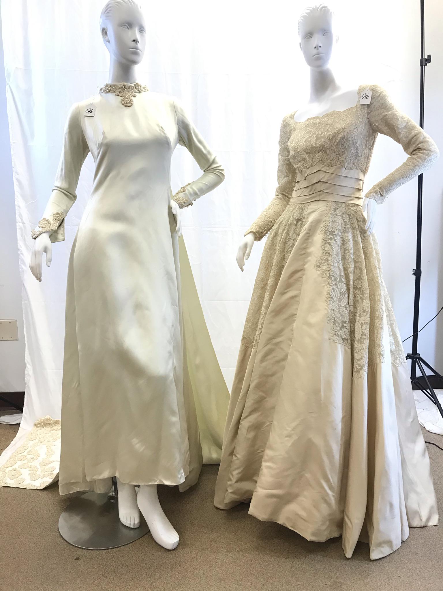 2 Vintage 50'-60's Wedding Gowns (1 of 20)