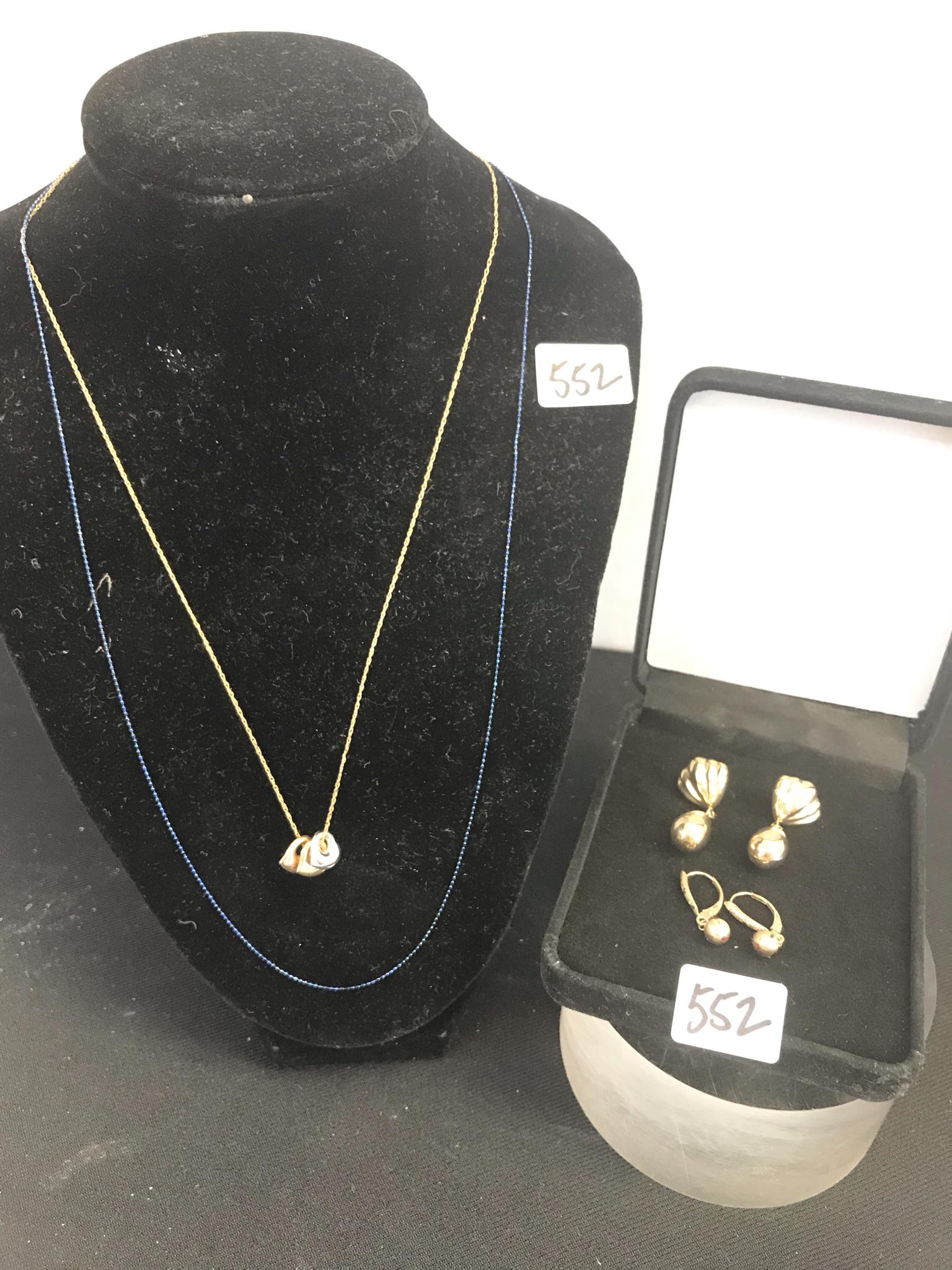 14K Gold Earrings and Necklaces (1 of 15)