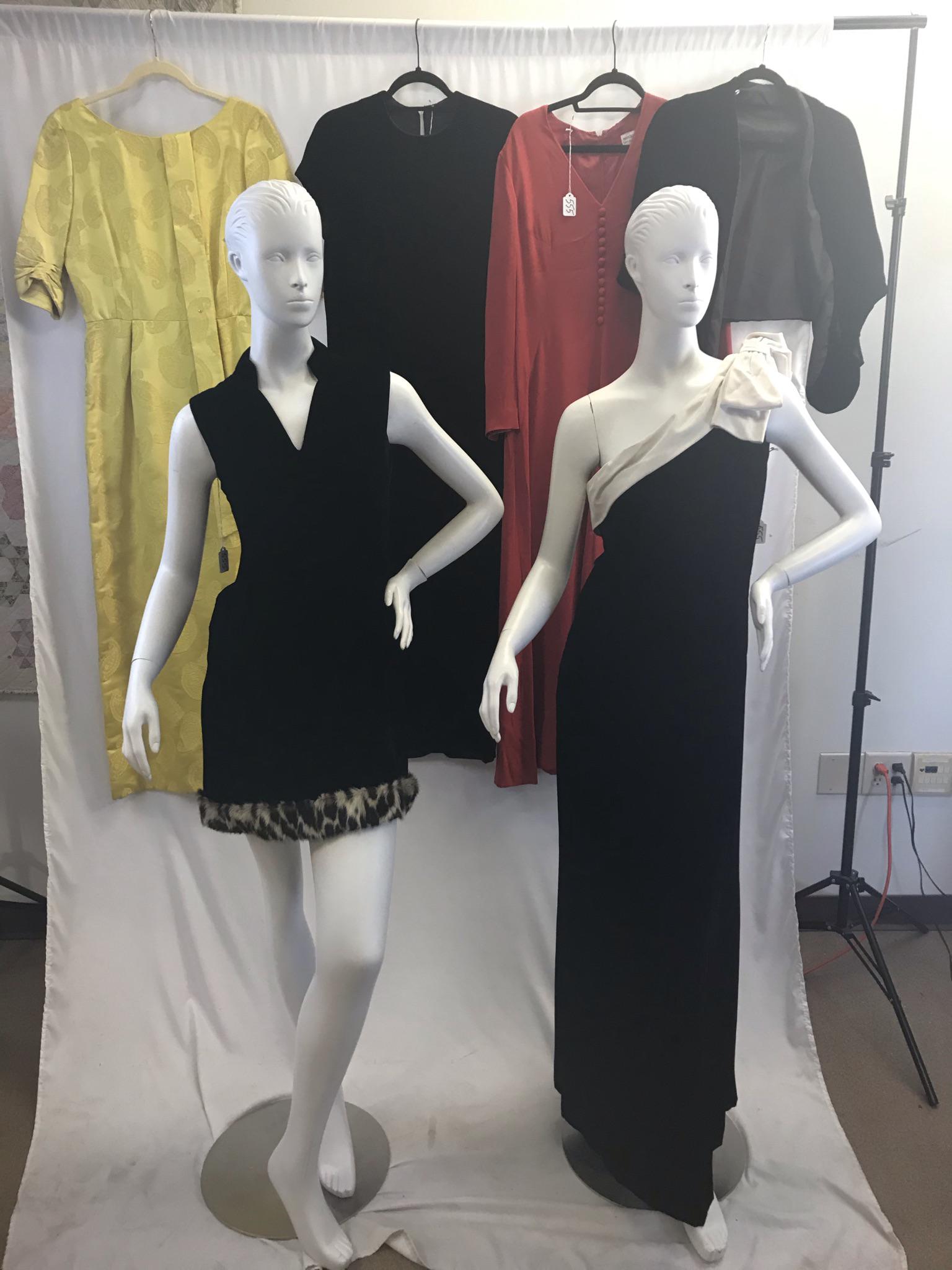 5 Formal 50's/60's Velvet Evening Dresses (1 of 15)