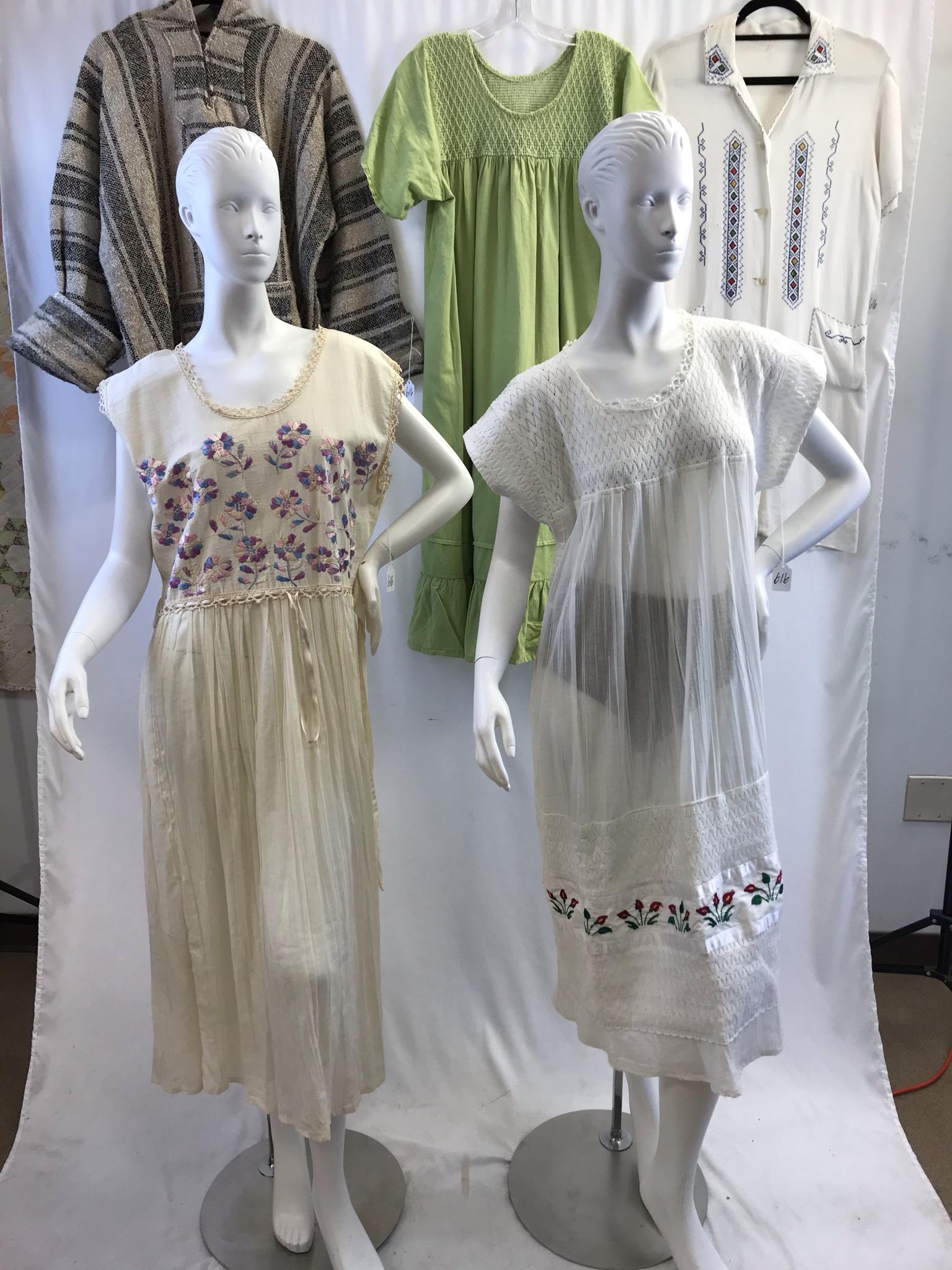 Vintage Cotton Mexican Dresses, More! (1 of 9)