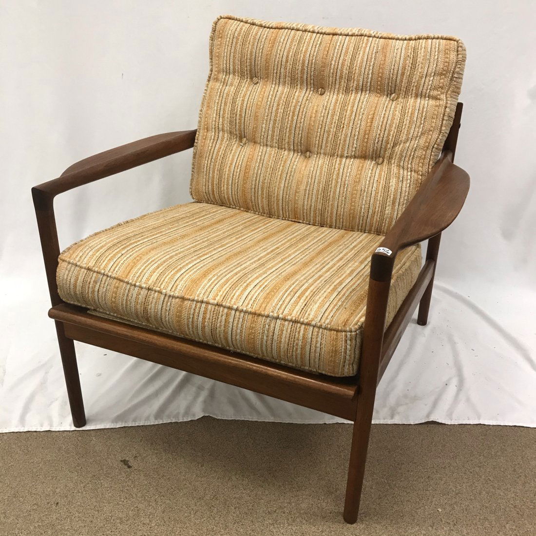 1960's Walnut Danish Modern Armchair (1 of 8)