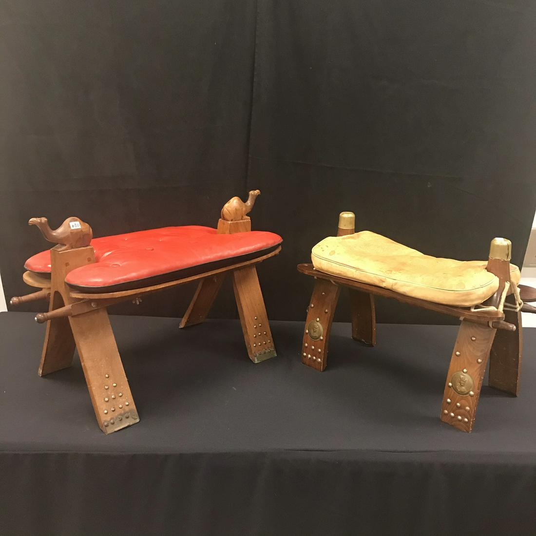 2 MCM Camel Saddle Stools (1 of 8)