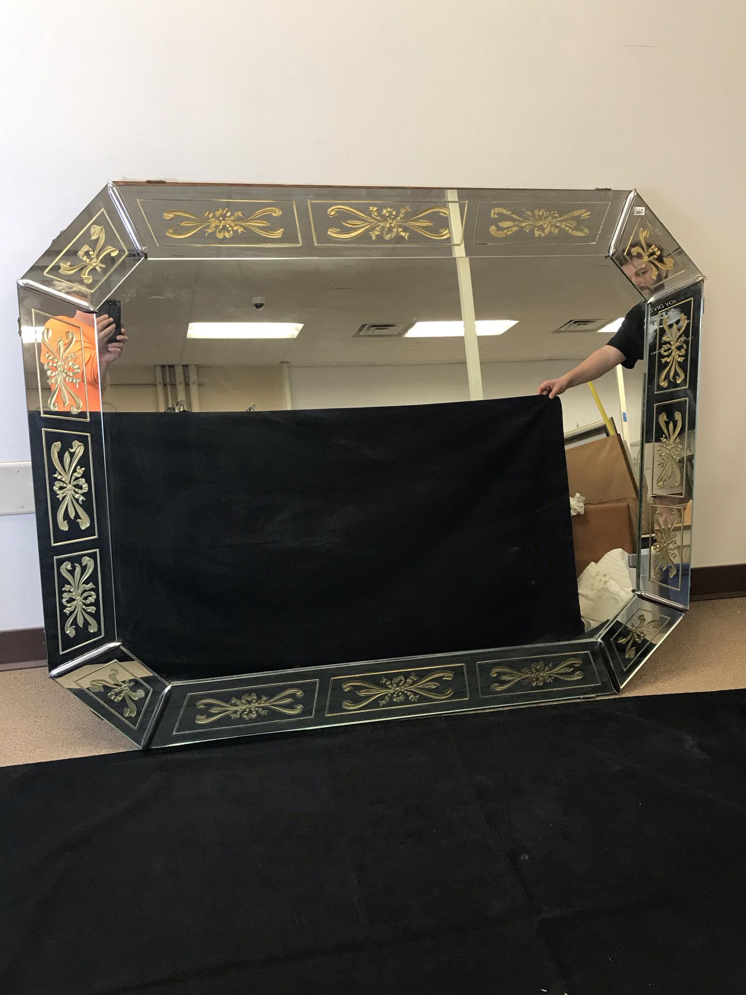 Large Art Deco Mirror (1 of 6)