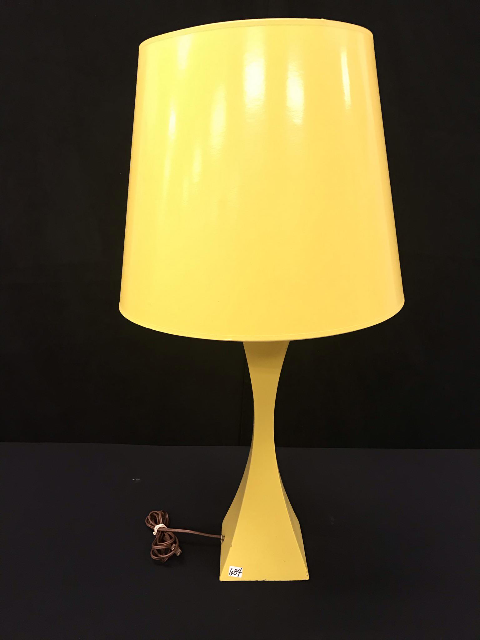60's Mutual Sunset Yellow Table Lamp (1 of 3)
