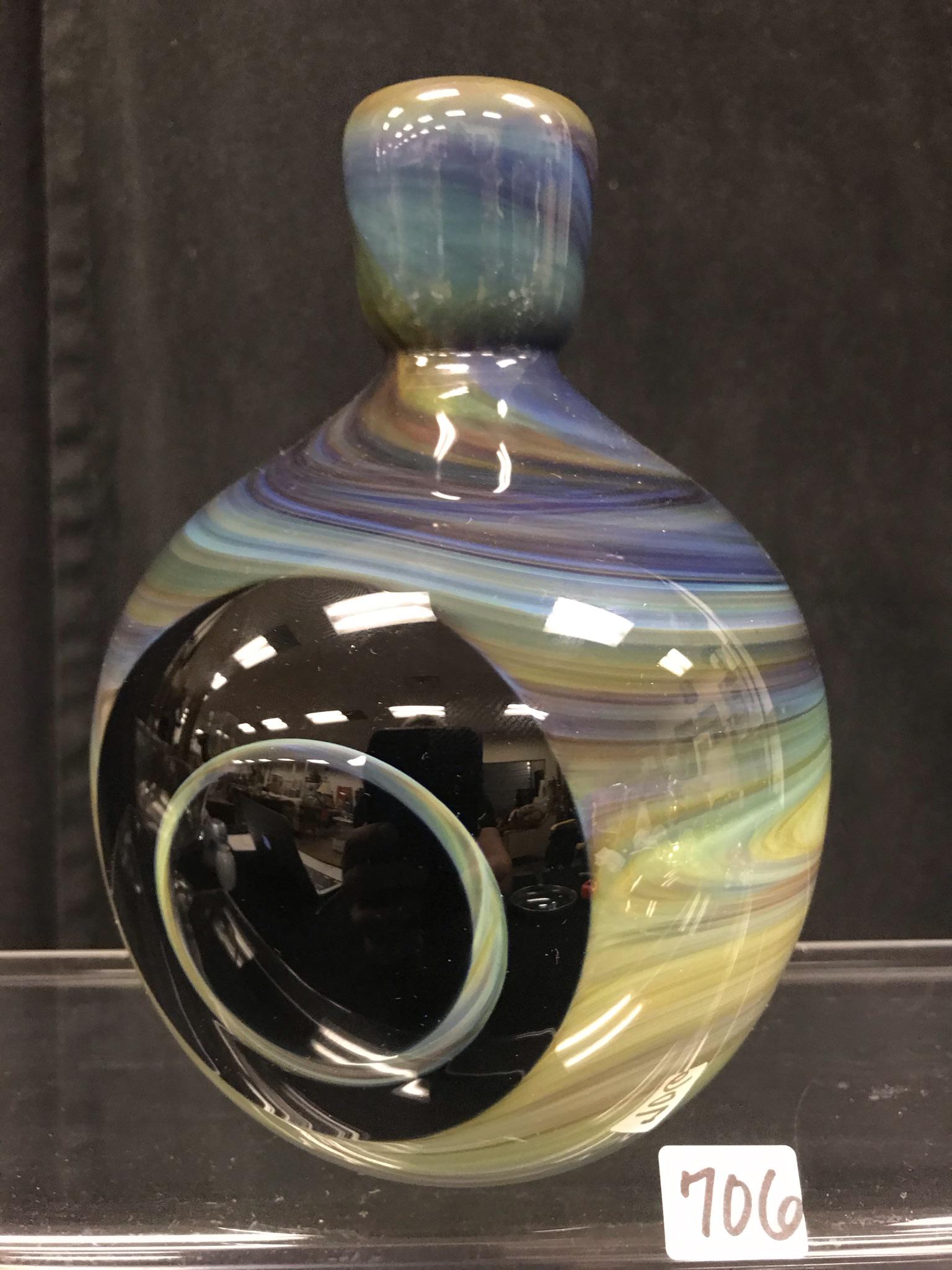 Dan Hartman Signed Art Glass Vase 1974 (1 of 4)