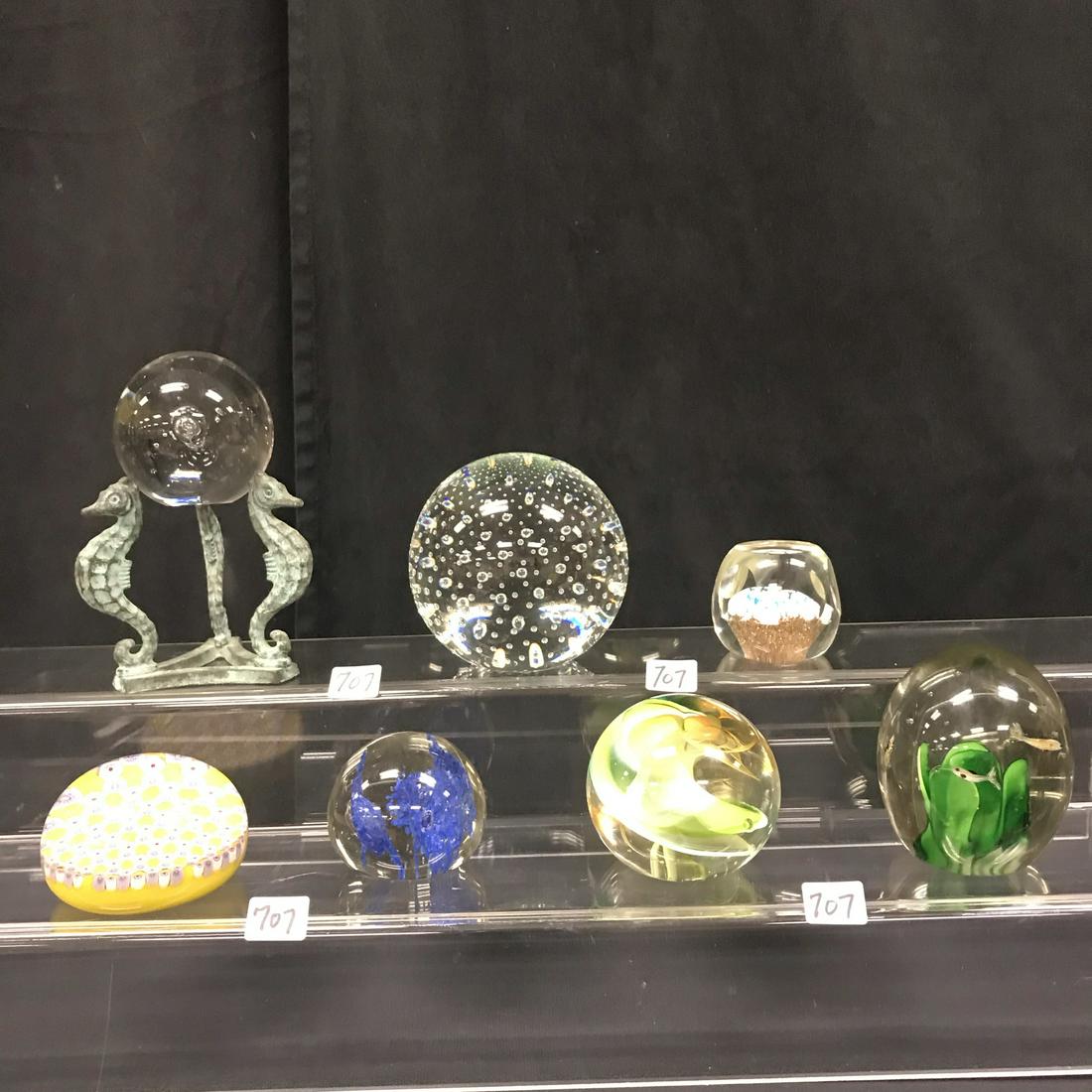 Group of Art Glass Papwerweights (1 of 11)