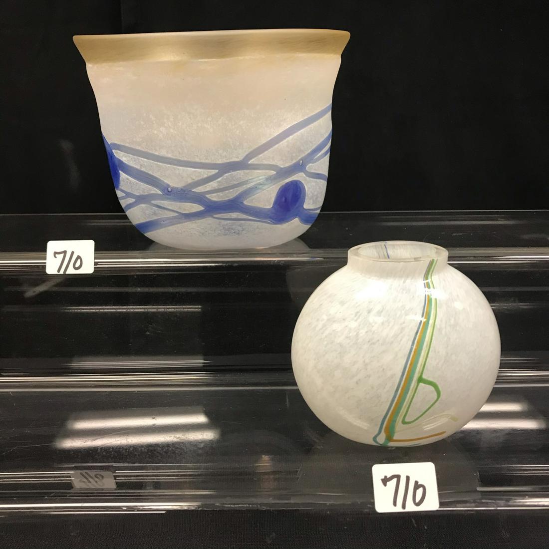 Bertil Vallien Signed Art Glass Vases (1 of 10)