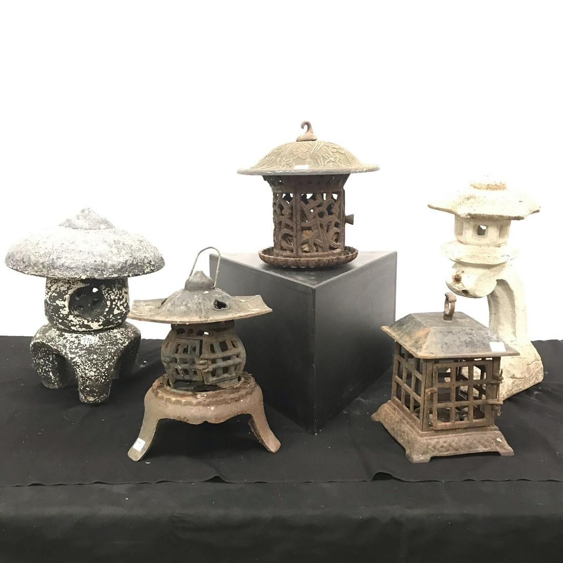 Group of 5 Oriental style lanterns, More! (1 of 9)