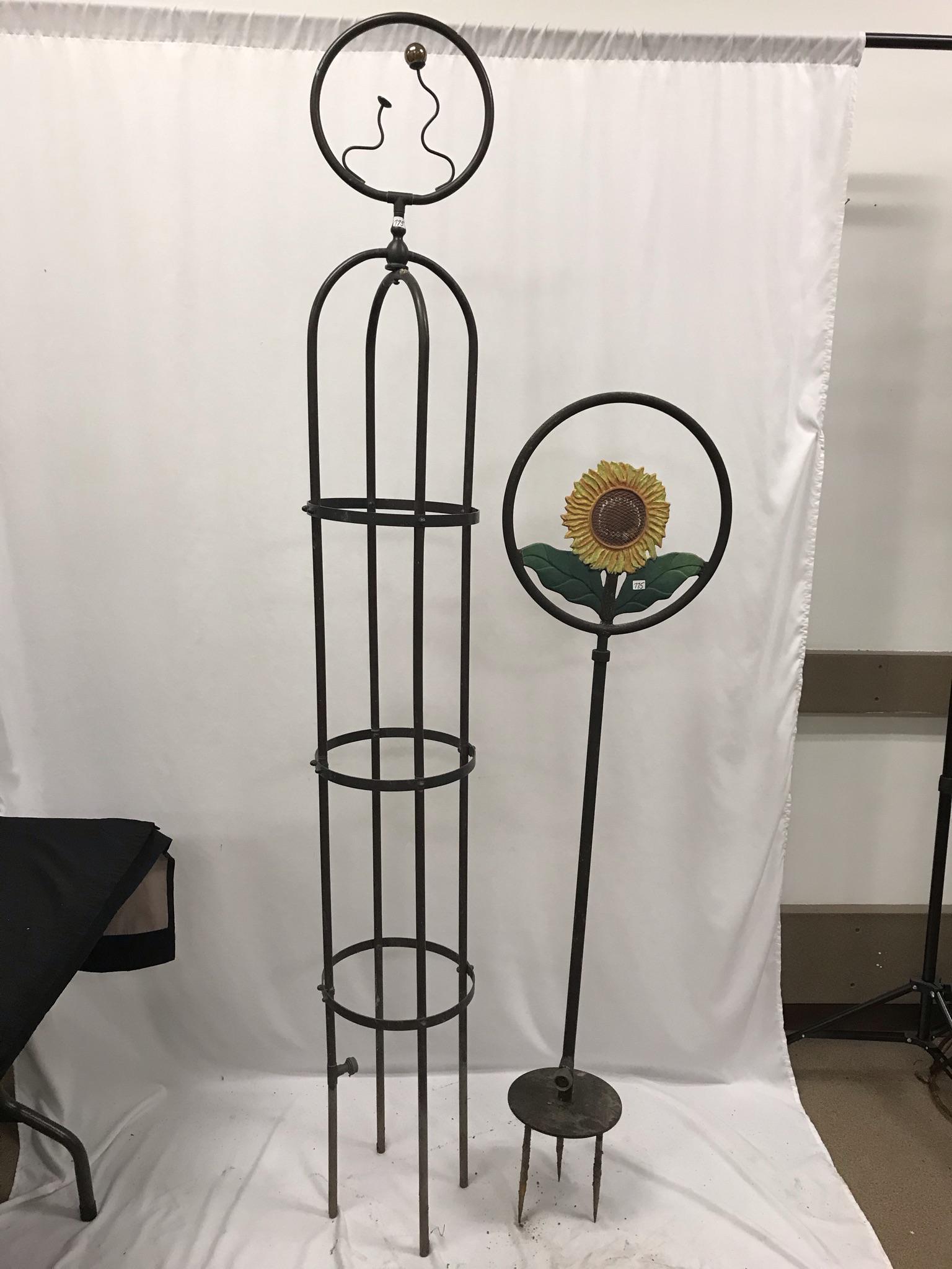 2 Metal Garden Follies/Towers (1 of 4)