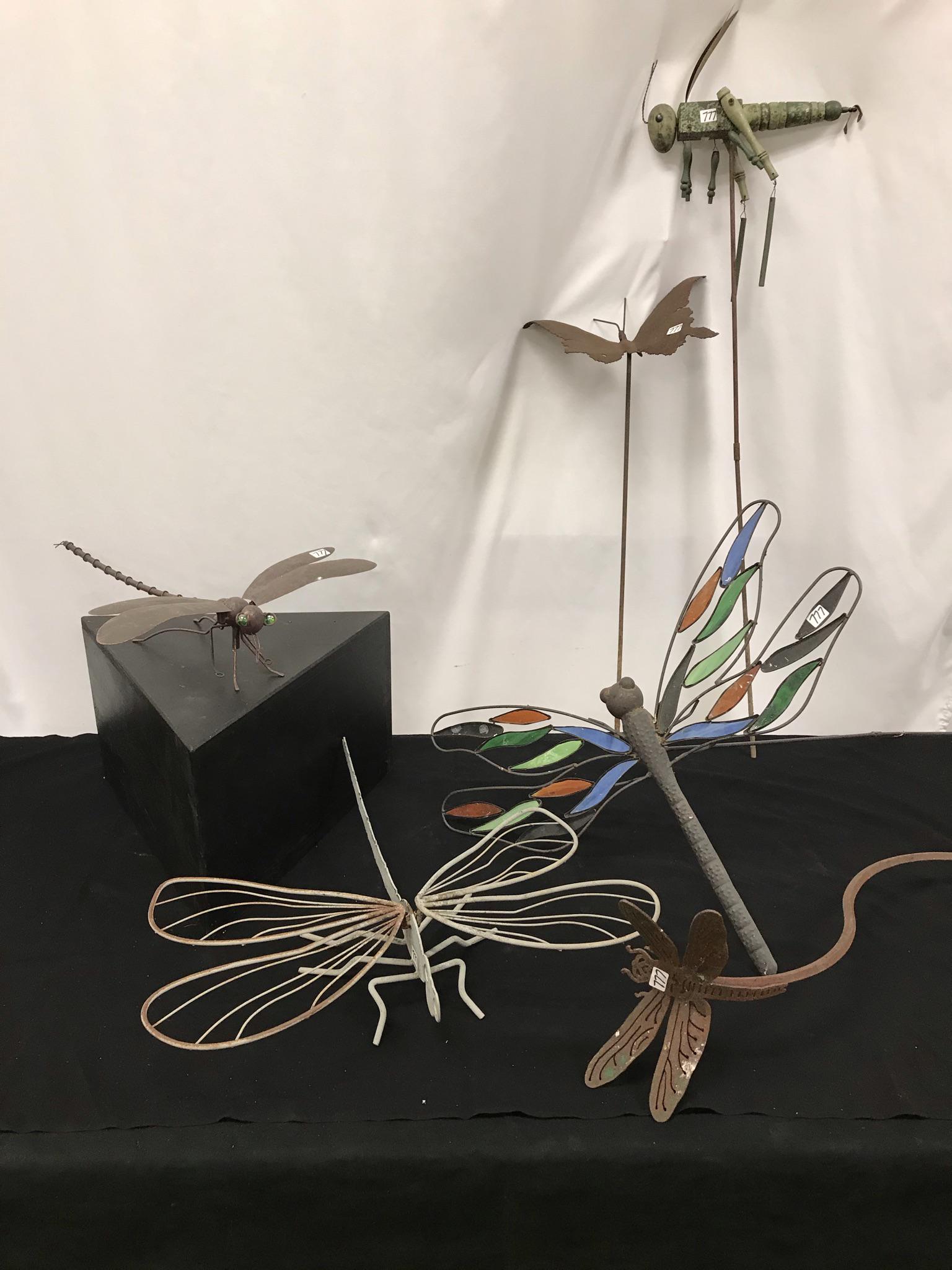 Group of Iron Insect Garden Decorations (1 of 9)