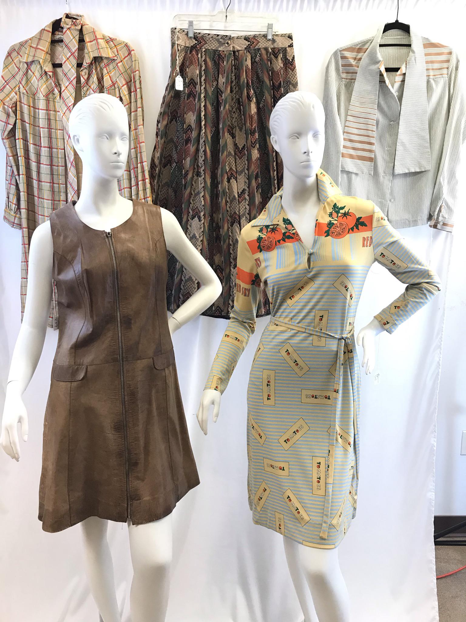 70's Leather Dress, Pop Dress, More! (1 of 13)