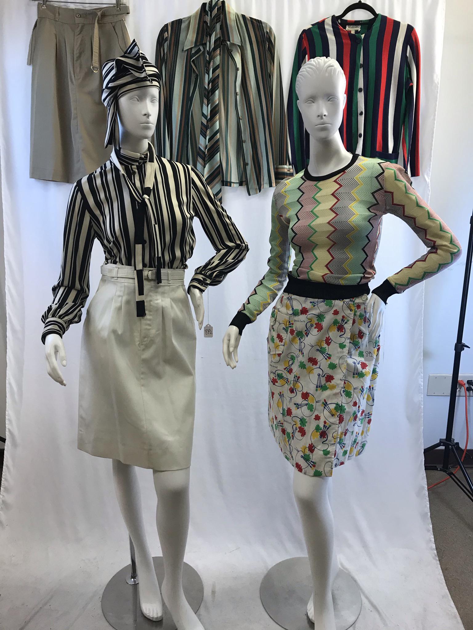 Group of 1970's Mod Tops and skirts (1 of 12)