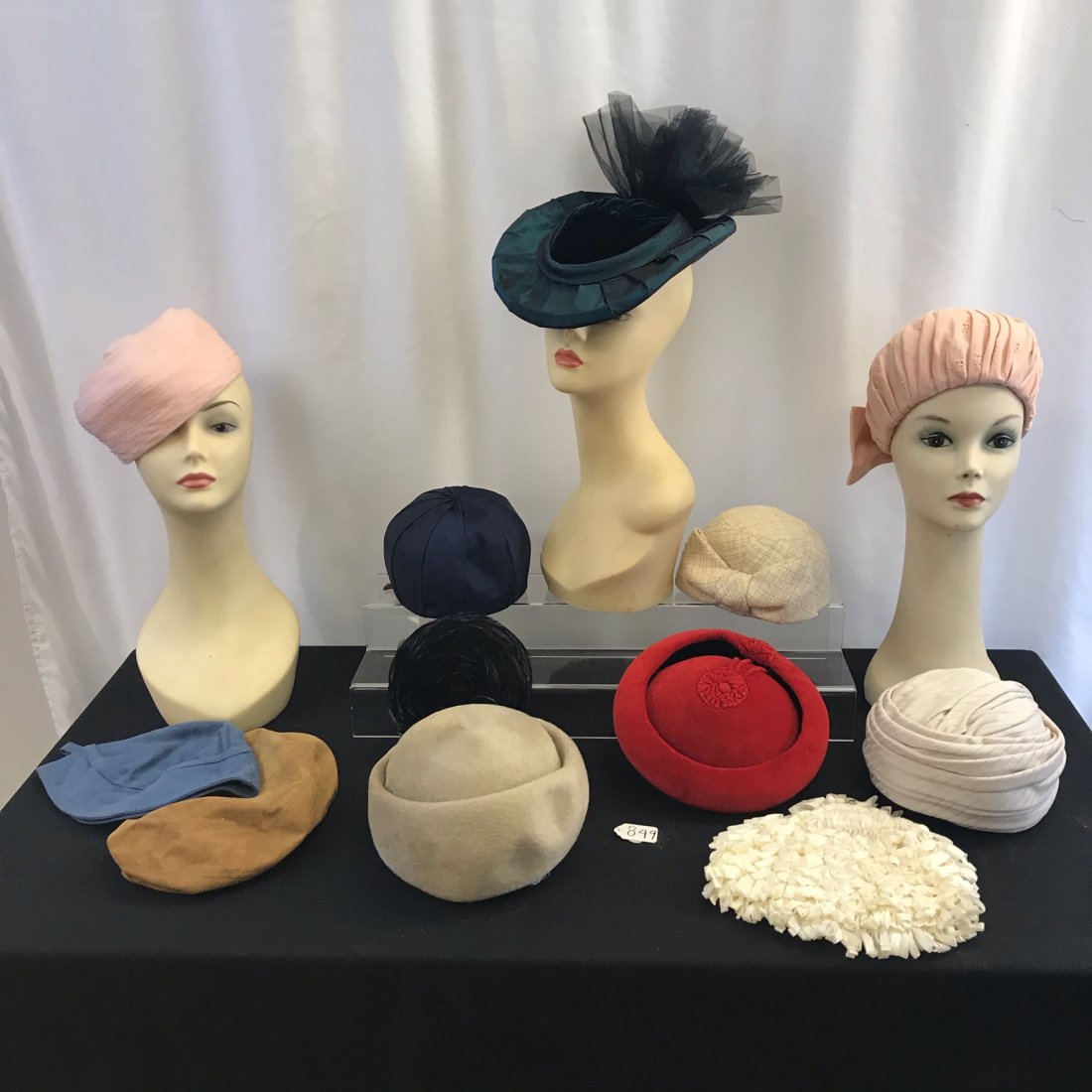 Group of 50's/60's Ladies Vintage Hats (1 of 10)