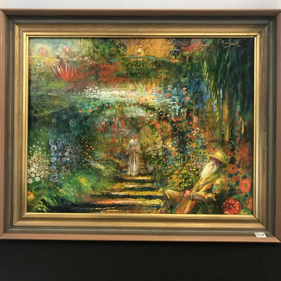 Robert Burkert Oil on Masonite c.1981 (1 of 10)