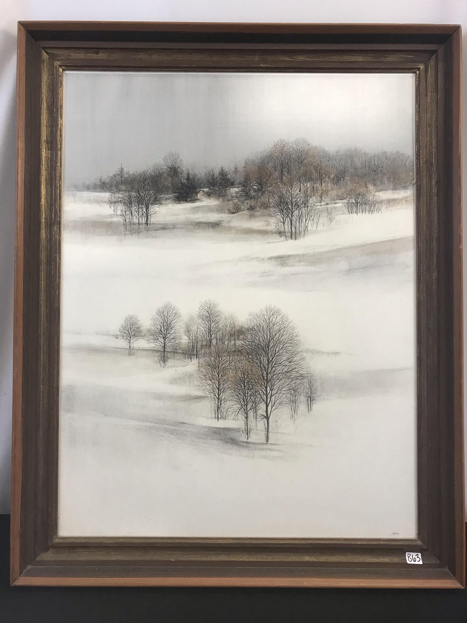 Arnold Alaniz Watercolor of Trees (1 of 6)