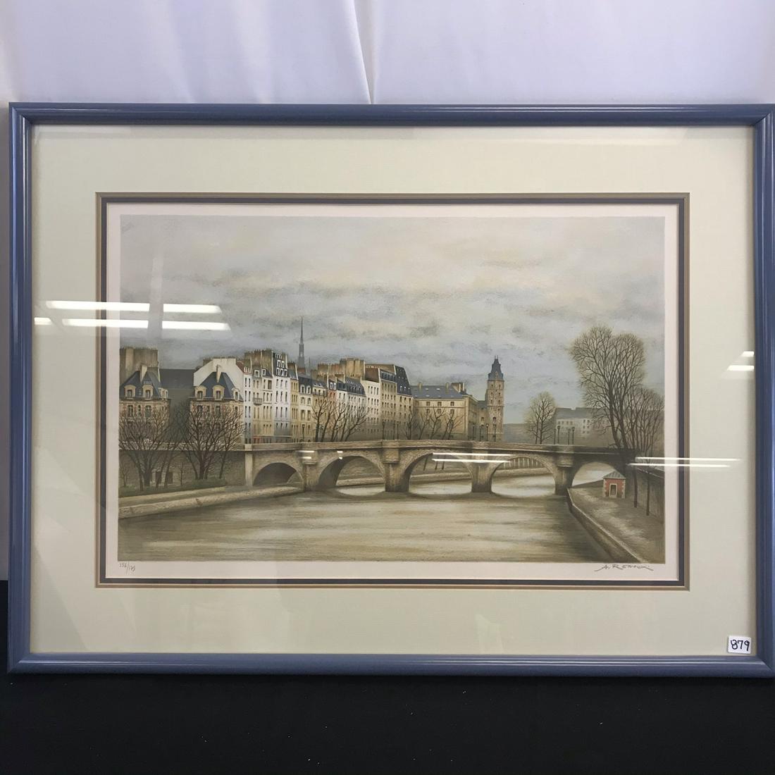 Andre Renoux Lithograph, Signed (1 of 10)