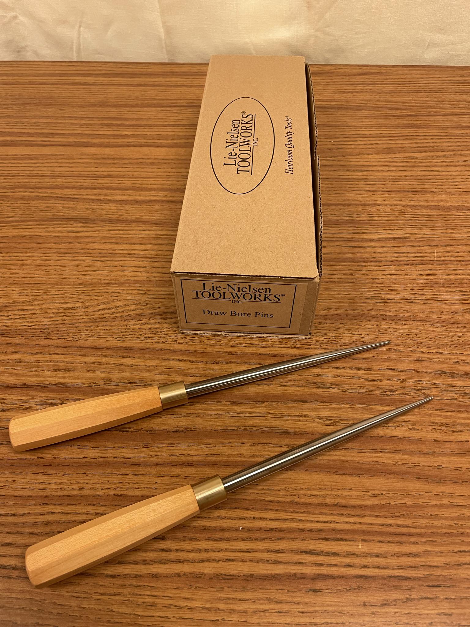 Set of 2 Lie-Nielson draw bore pins (1 of 2)