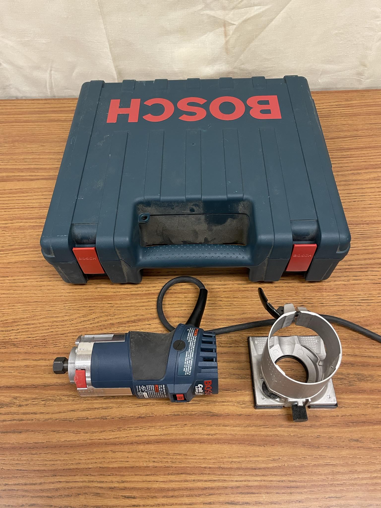 Bosch trim router with base and case (1 of 3)