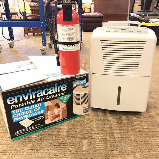 Dehumidifier, Air Cleaner And Fire Extinguisher
