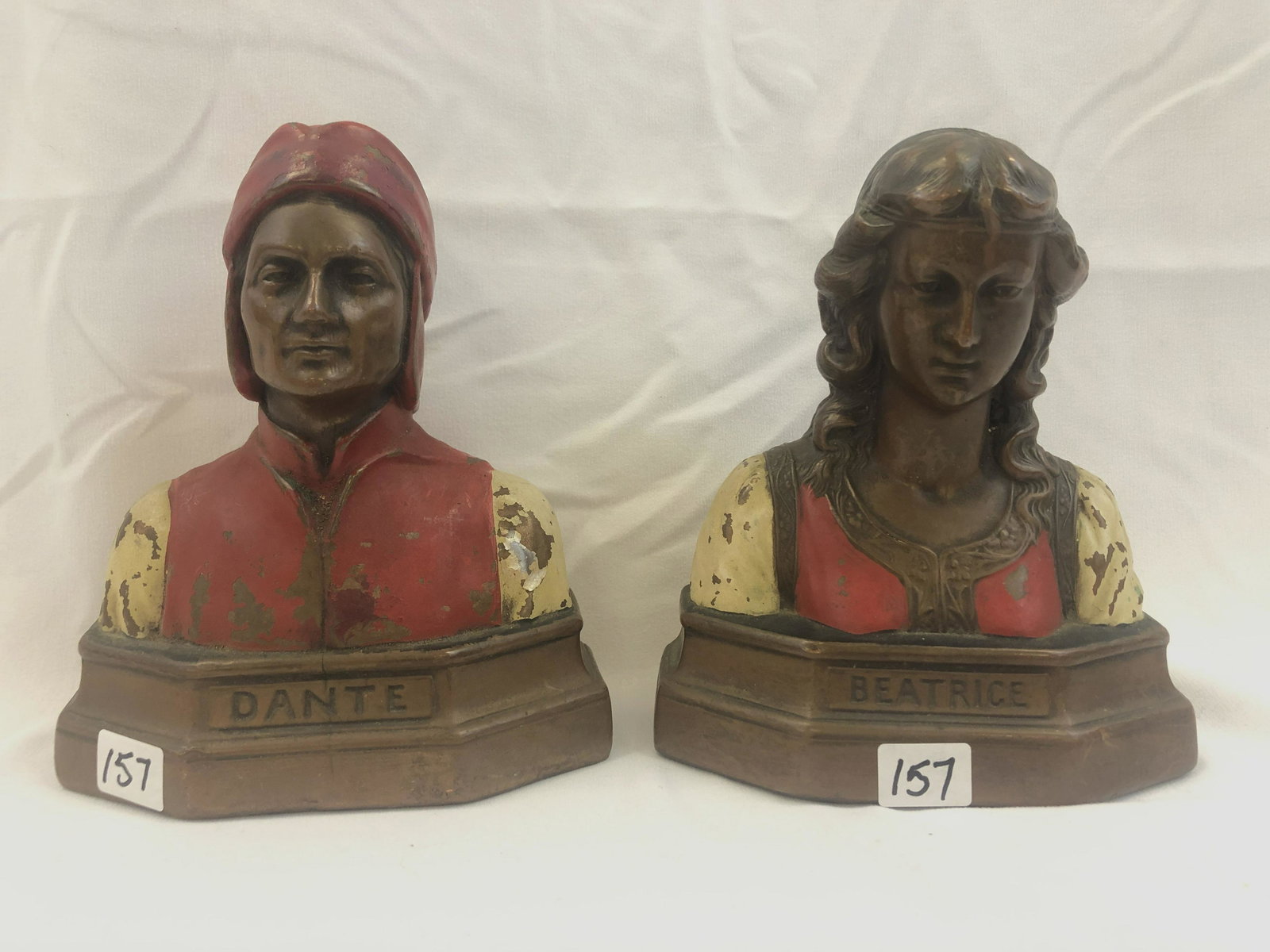 1900s Figural Bronze Bookends (1 of 6)