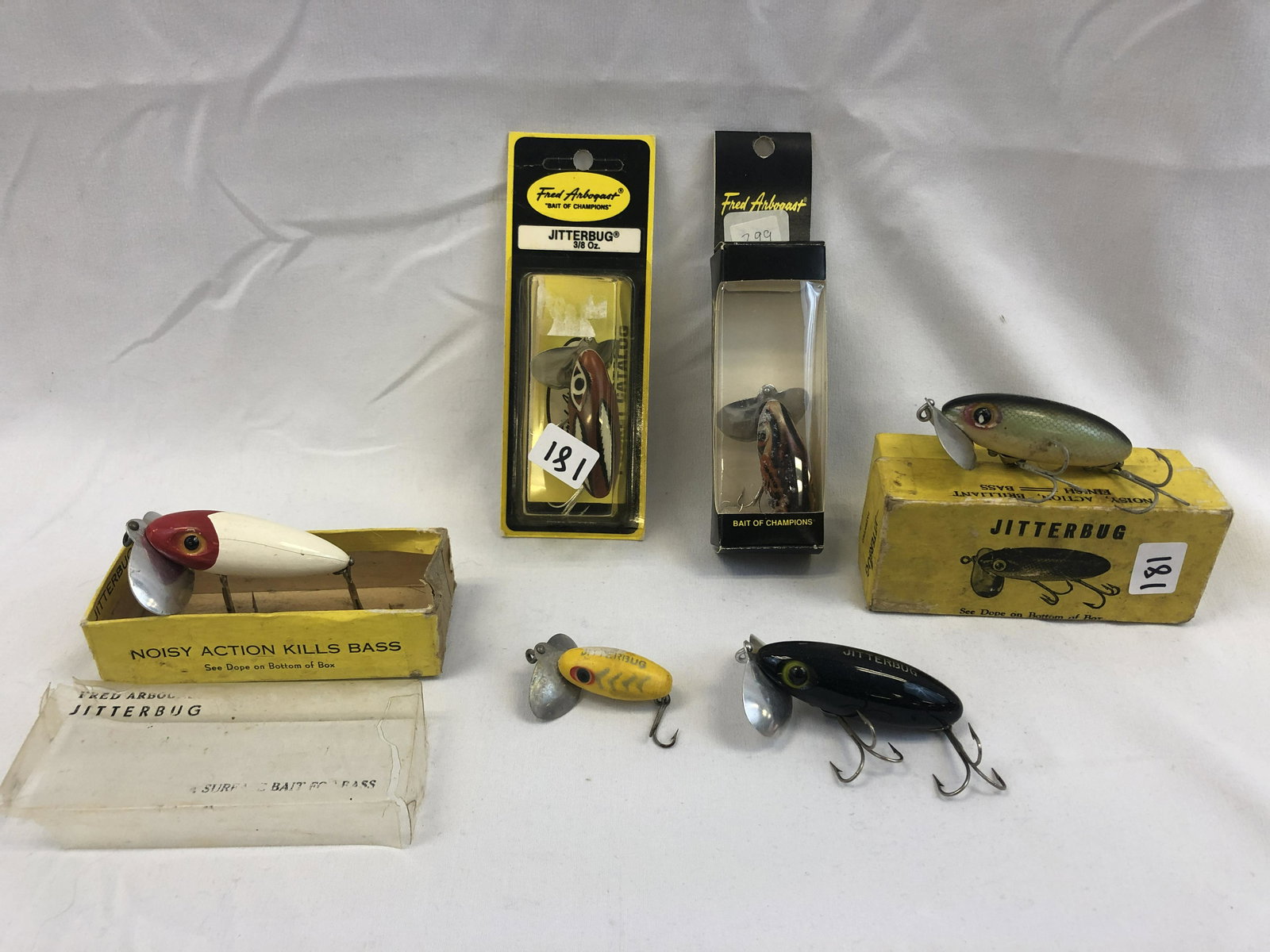 Lot of 6 Jitterbug Fishing Lures (1 of 7)