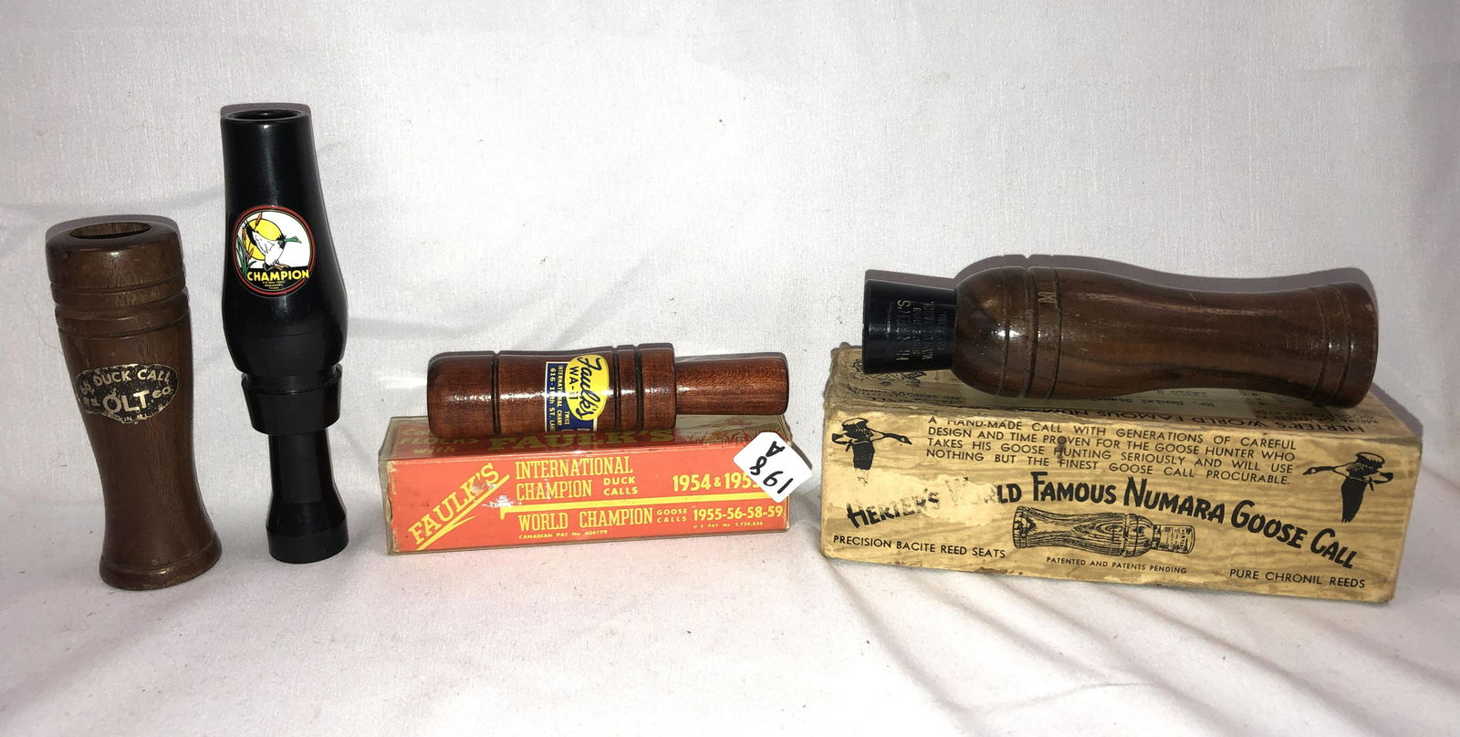 Lot of 3 Duck Calls and One Goose Call (1 of 4)