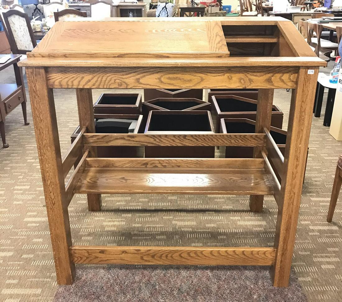 Turn of the Century School Master's Desk (1 of 7)