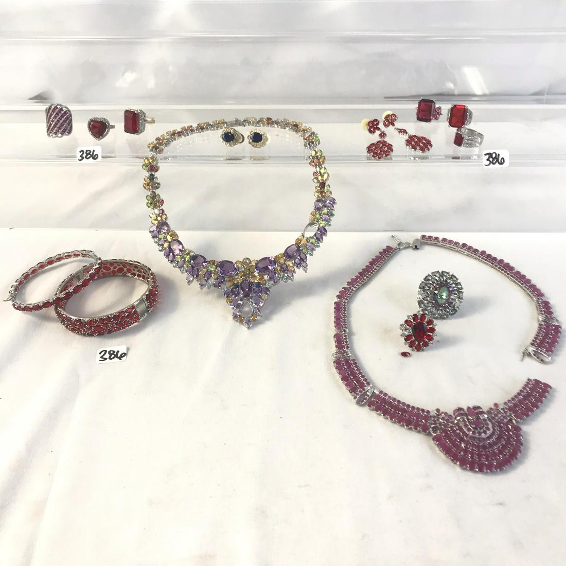 Lot of Sterling and Semiprecious Jewelry (1 of 9)