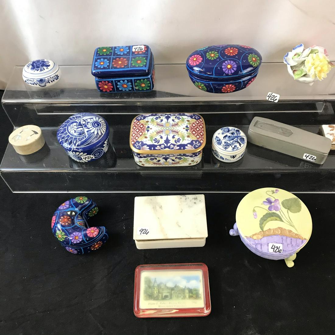 Group of Covered Boxes, Dior, Delft, More! (1 of 11)