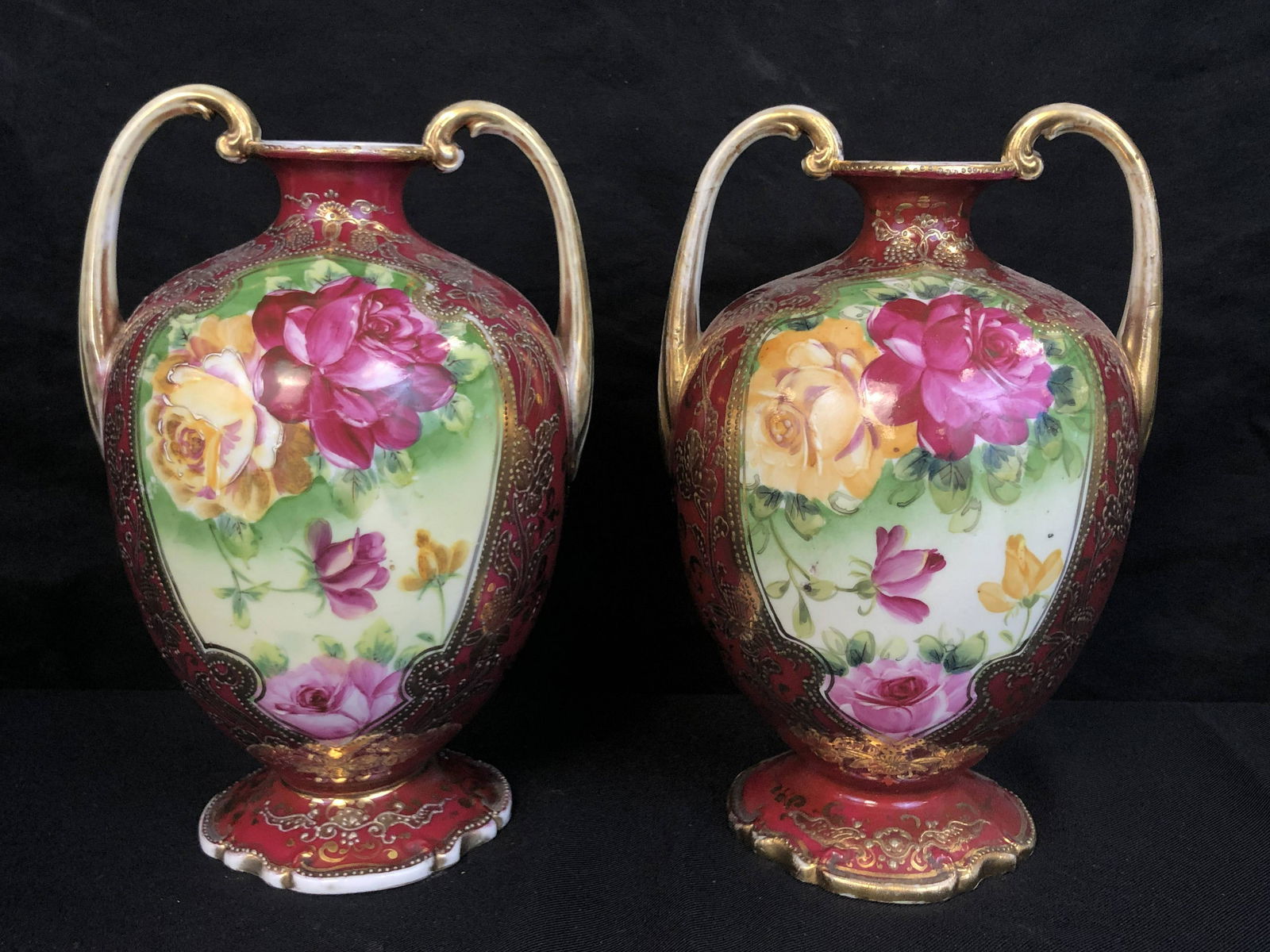 Pair of Nippon Urns (1 of 8)