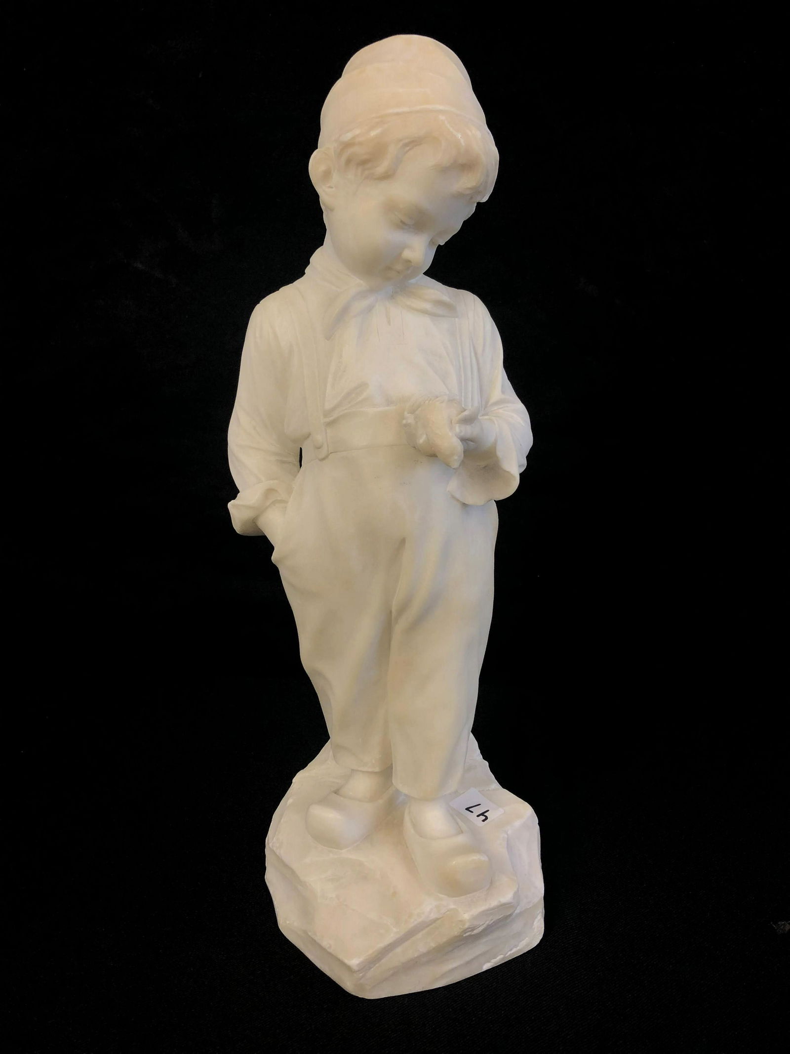Marble Statue of Dutch Boy (1 of 8)
