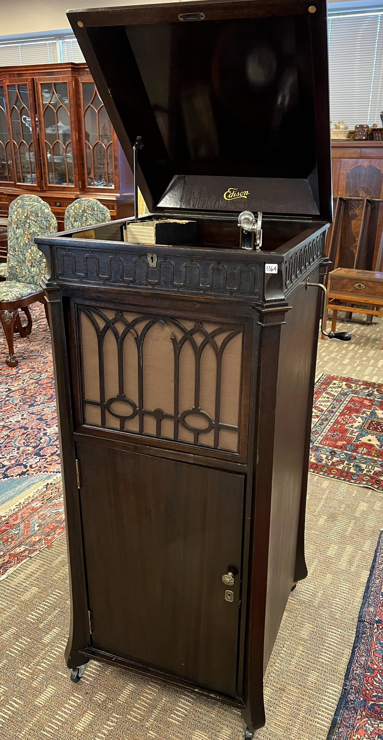 Edison Diamond Disc Laboratory Model Record Player C. 1920 (1 of 19)