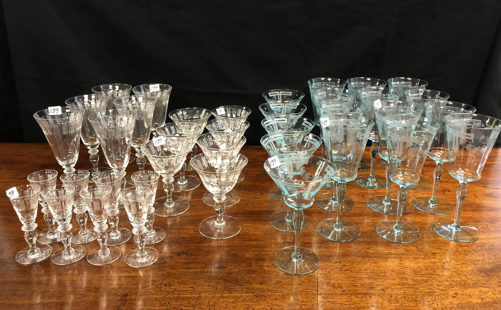 Group of Signed Hawkes Crystal Stemware and More (1 of 10)