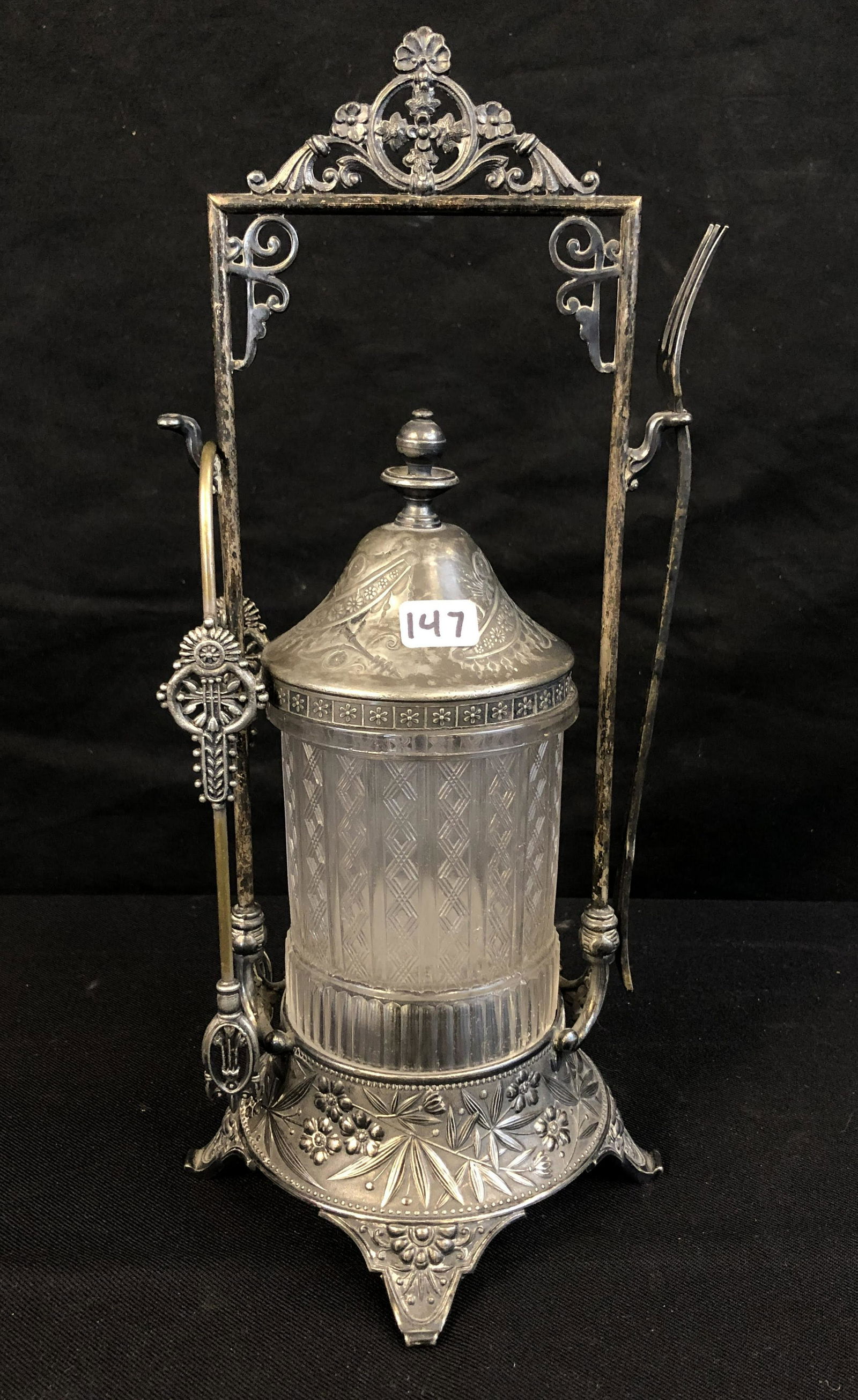 Victorian Silverplate Pickle Castor (1 of 6)