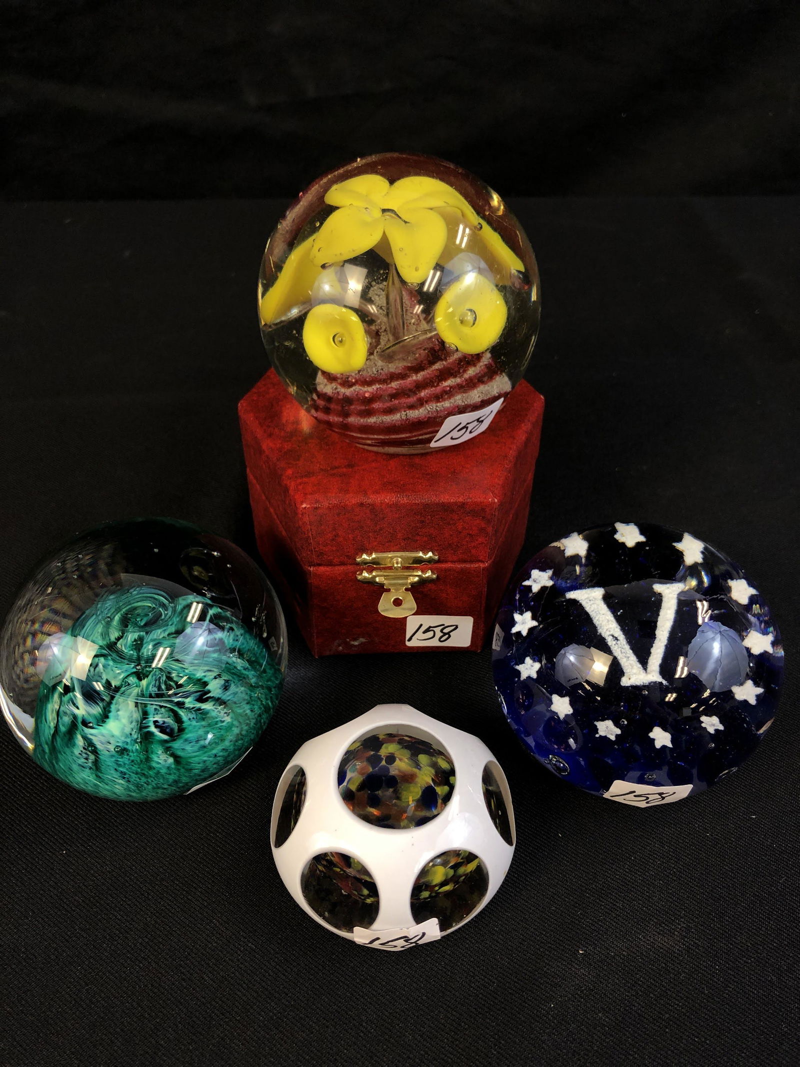 Group of 4 Paperweights (1 of 13)