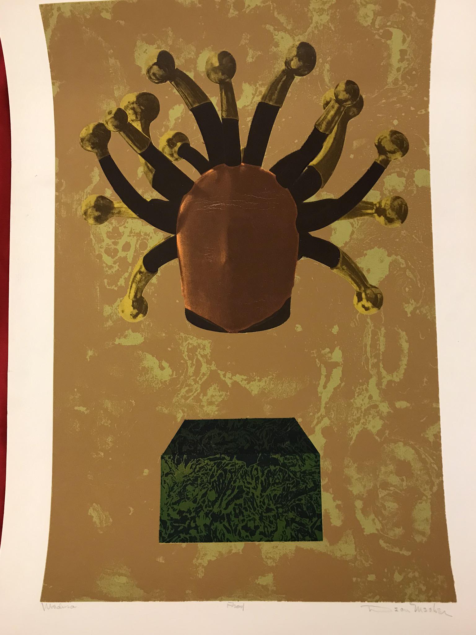 Dean Meeker 1960's Serigraph-Medusa (1 of 4)