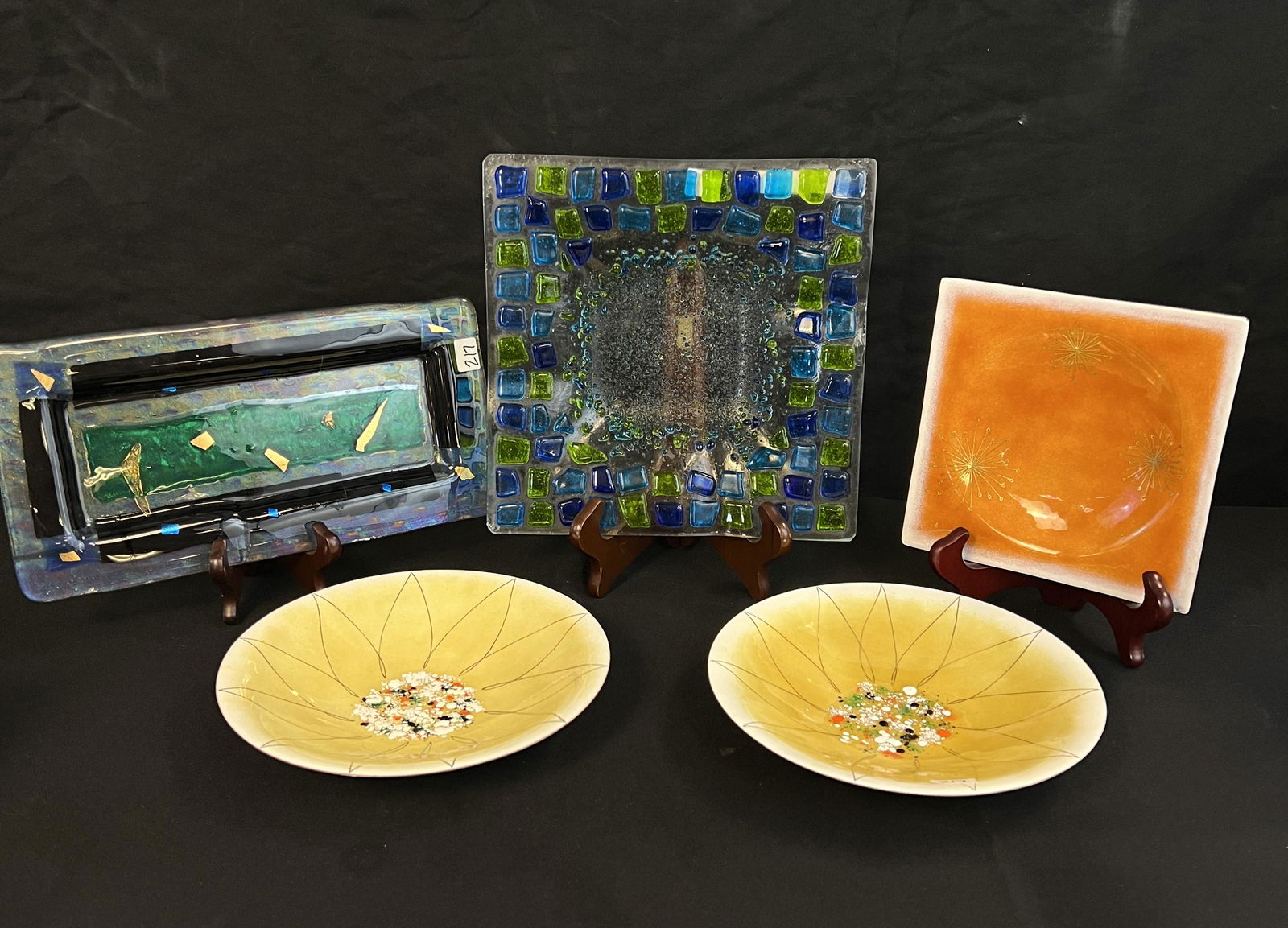 California Design Exhibition Higgins Glass plates/ Gerte Hacker Enamels (1 of 17)