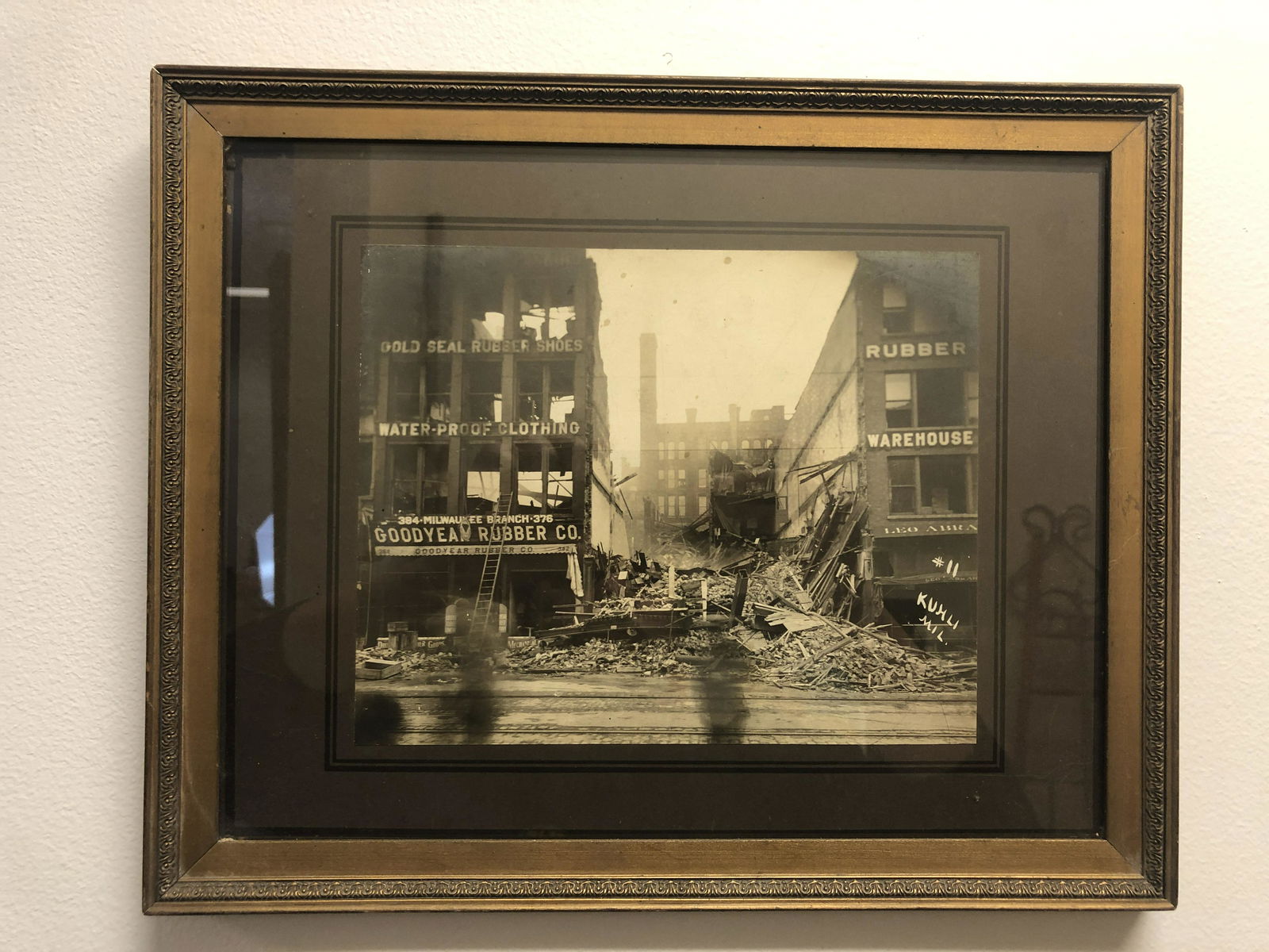 Photograph from Milwaukee Third Ward Fire of 1892 (1 of 4)