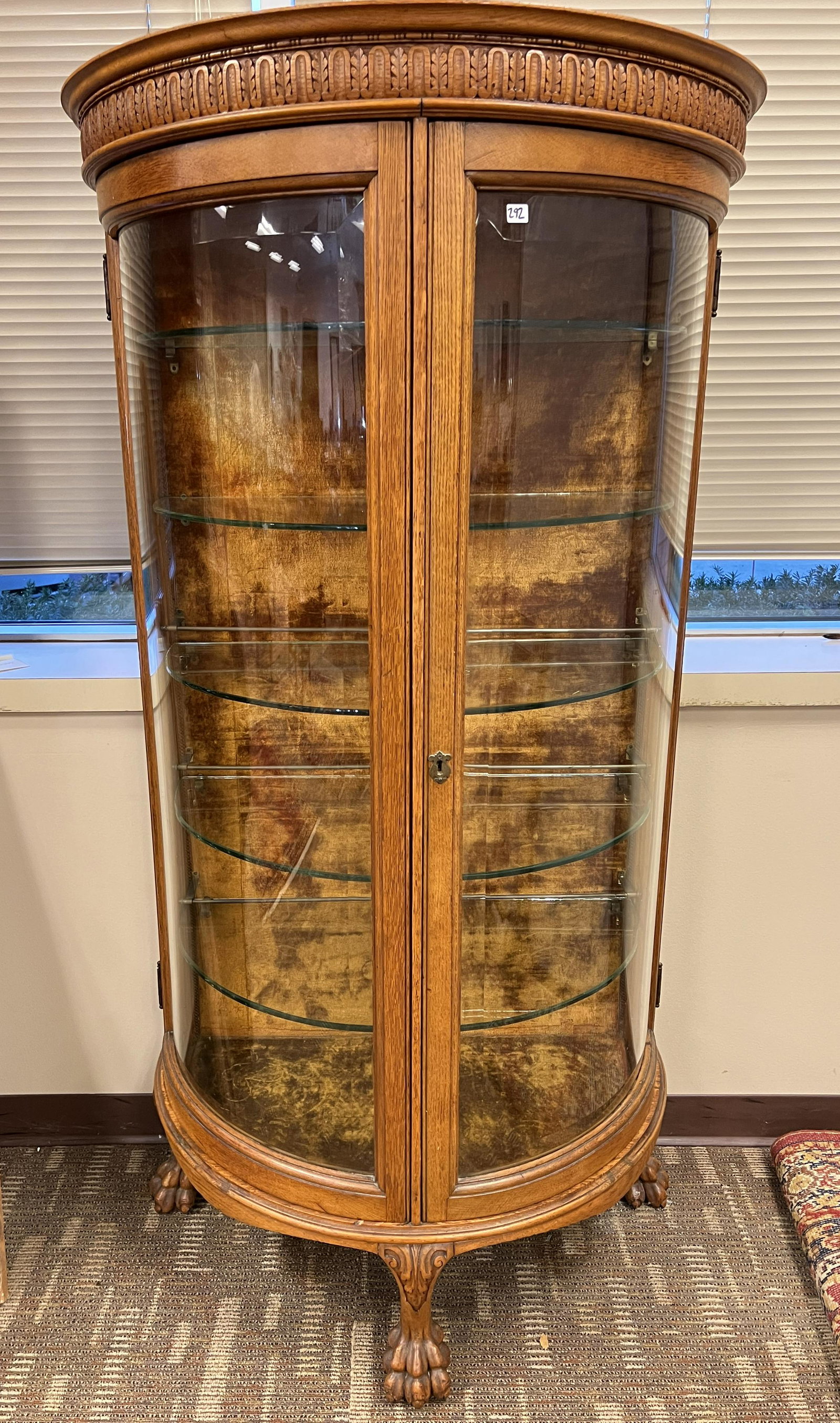 Double Door Bevelled Glass Display Case (1 of 8)